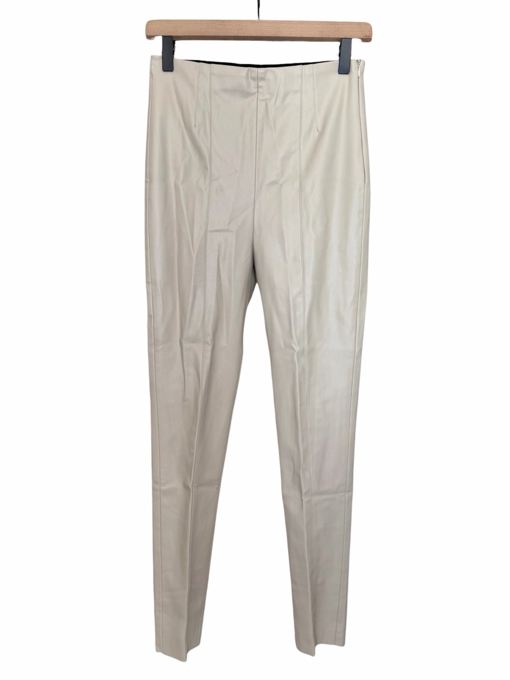 Zara Faux Leather High Rise Skinny Pant - Size Small